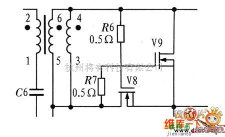 电源电路中的采用自动驱动方式电源输出电路图  第1张