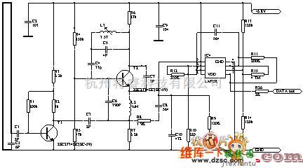 遥控电路中的无线遥控接收器电路图  第1张