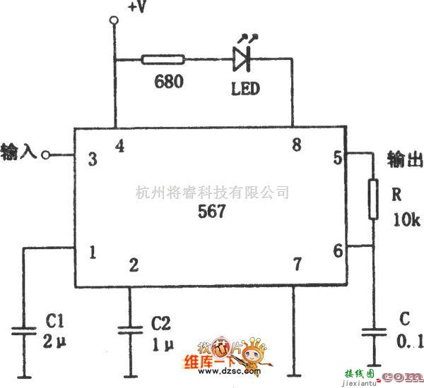 无线发射中的567调频解调器电路图  第2张