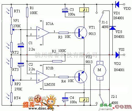 控制电路中的太阳能自动跟踪控制器图  第1张