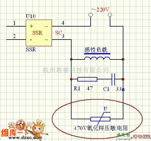 检测电路中的压敏电路图  第1张