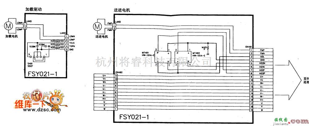 耳机放大中的DVD视盘机电机系统电路图  第1张