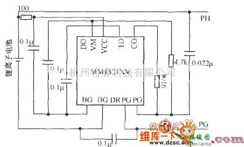 充电电路中的MCP组件(MMl521XV)的内部结构框图及其保护电路图  第2张