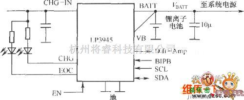 充电电路中的LP3945构成的充电电路图  第1张