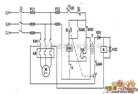 报警控制中的潜水泵防盗报警器电路图  第1张