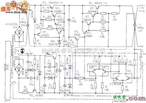 电源电路中的1.5V精密稳压电源电路图  第1张