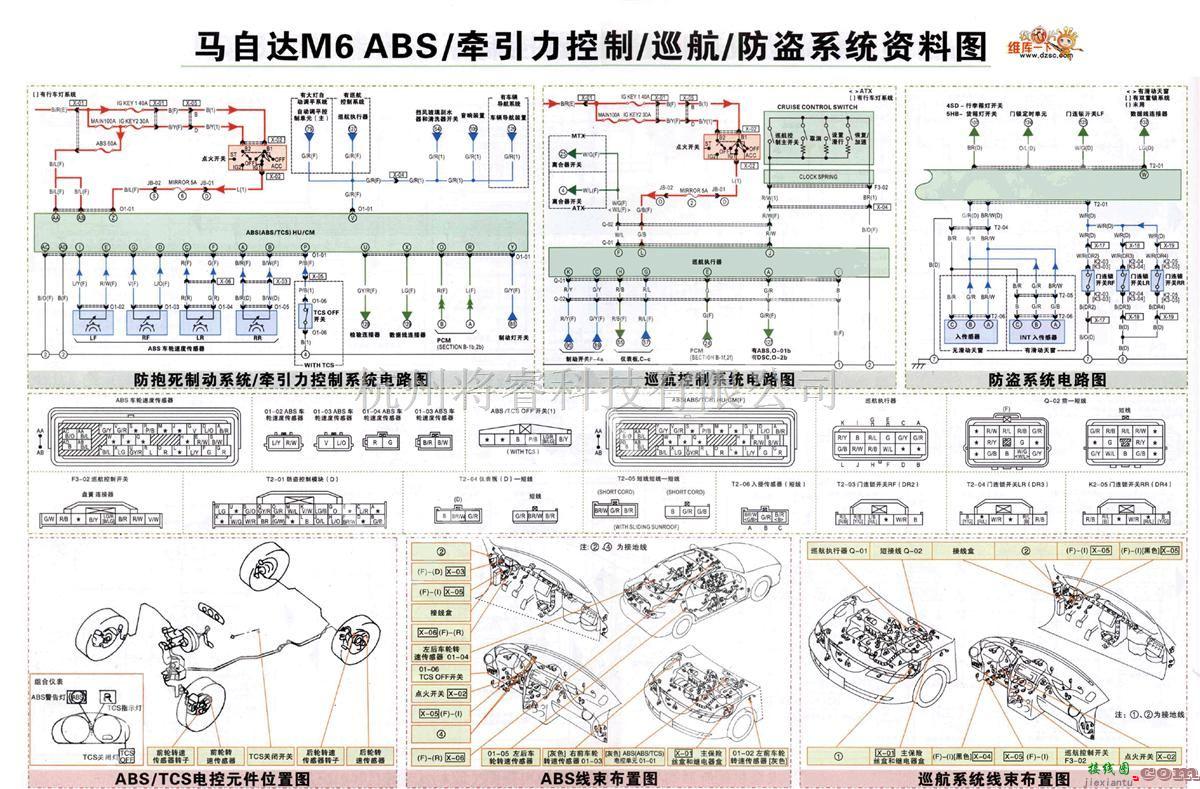 马自达中的马自达M6电路图  第1张