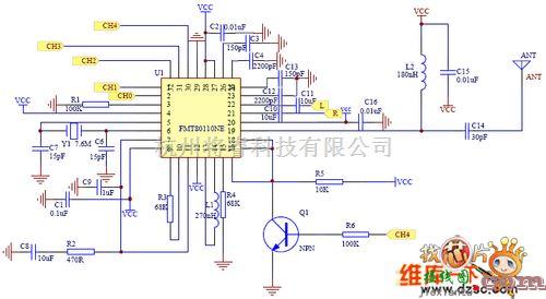 电源电路中的DEMO-80110NE电路图  第1张