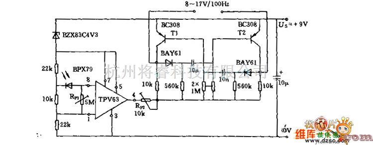 综合电路中的关于电变换器的电路图  第1张