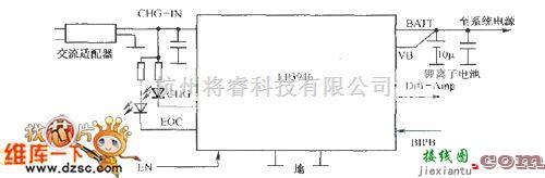 电源电路中的LP3945构成的独立型充电器图  第1张