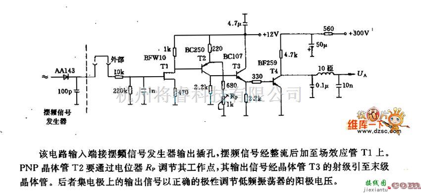 综合电路中的低颇调节电路图  第1张