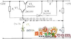 稳压电源中的采用可控硅保护的l5V稳压电源电路图  第1张