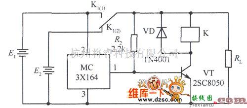 电源电路中的备用电源控制电路图  第1张