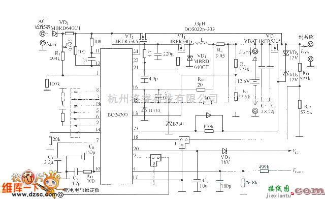 充电电路中的BQ24700构成的笔记本电脑电池充电电路图  第1张