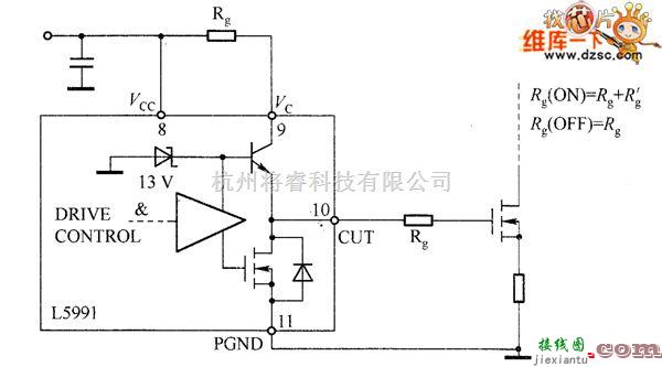 开关电路中的开关元件开通和关断速度调节电路图  第1张