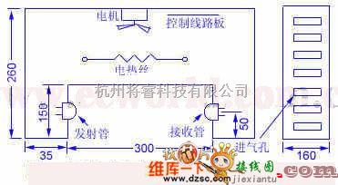 自动控制中的自制快速干手器电路图  第1张