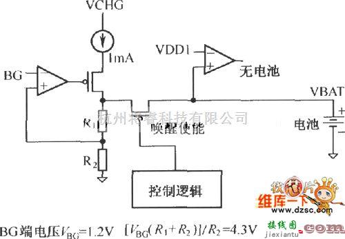 电源电路中的TWL2213锂离子电池充电过程电路图  第1张