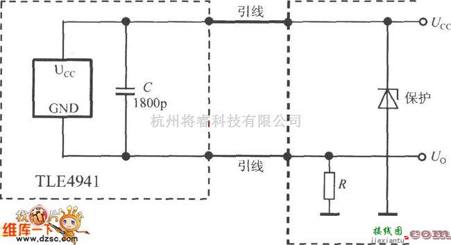 传感器单片系统应用方案中的二线式智能霍尔传感器集成电路应用电路图  第1张