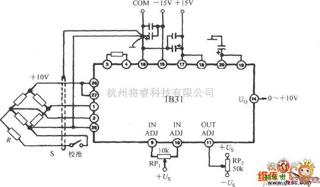 接口电路中的压力变送器的接口电路图  第1张