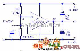 稳压电源中的将单电源转换双电源电路图  第1张