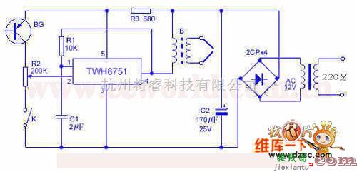 自动控制中的可燃气体全自动点火器电路图  第1张