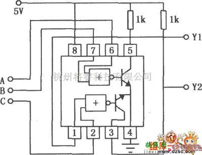 数字电路中的带有“或非”逻辑功能的外围驱动器电路图  第1张