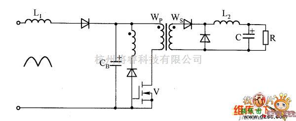 DC-DC中的BIFORED转换器主电路图  第1张