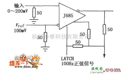 综合电路中的具有互补的ECL输出信号与5012线驱动能力的AM685电压比较器电路图  第1张