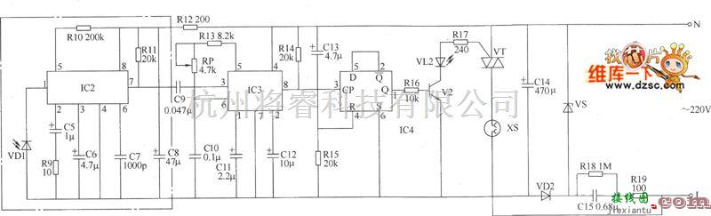 红外线热释遥控中的灵敏度高的红外遥控开关电路图  第2张