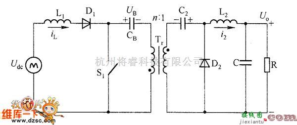 DC-DC中的BIFRED转换器的主电路图  第2张