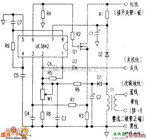 电源电路中的“三彩”牌彩电电源模块电路图  第1张