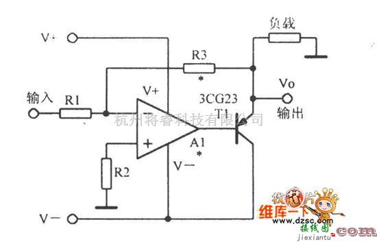 模拟电路中的带有负向输出时的电流扩展电路图  第1张