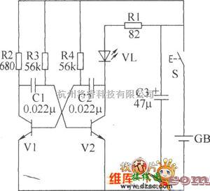 红外线热释遥控中的具有调试简便的红外遥控开关电路图  第1张