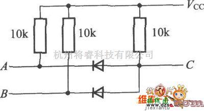 数字电路中的AND电路图C=A·B  第1张