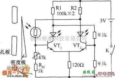 自动控制中的基于照相机的电子测光系统电路图  第1张