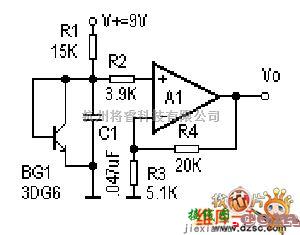 电源电路中的LM324应用作测温电路电路图  第1张