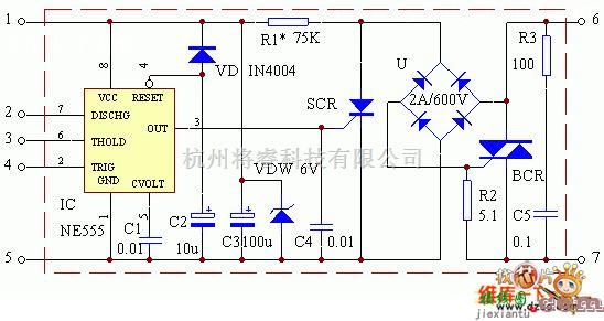 综合电路中的5S模块的内部电路工作原理图  第1张