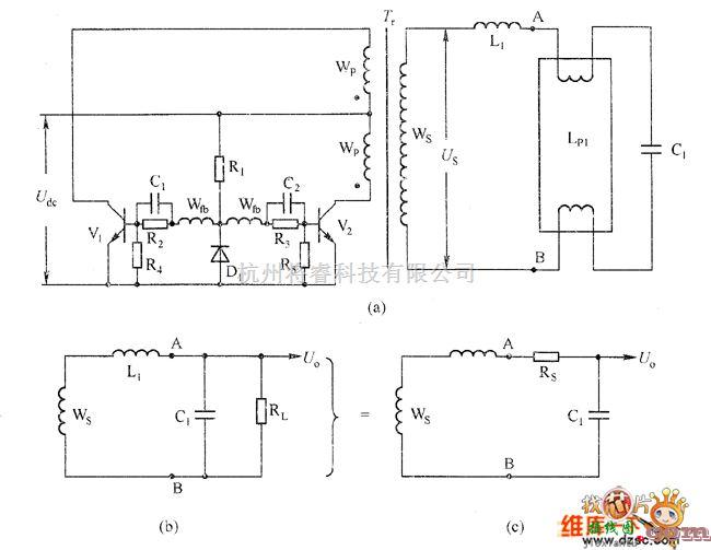 电源电路中的电压推挽式电路图  第1张