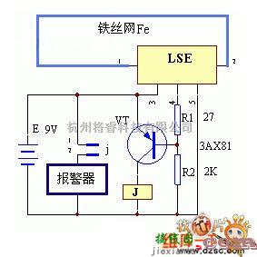 报警控制中的电网断线报警器原理图  第1张