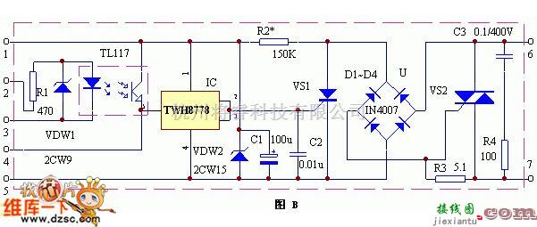 综合电路中的多敏固态控制器工作原理图  第2张