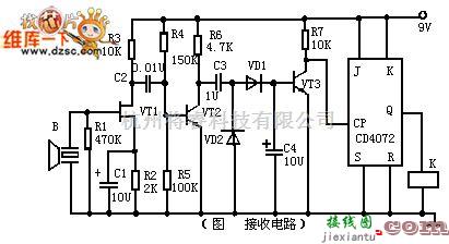 单片机制作中的lm567接收电路图  第1张