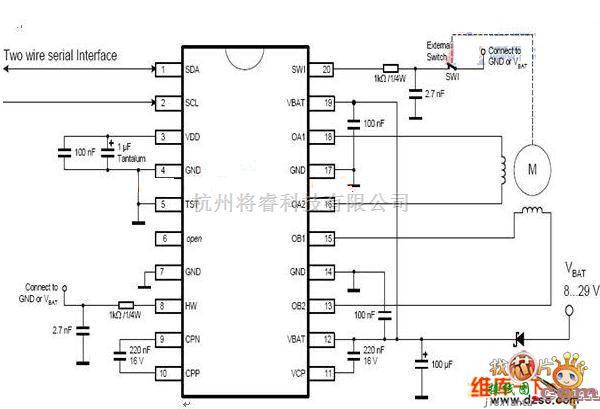 单片机制作中的tmc222应用电路图  第1张