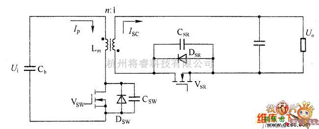 整流单元中的带同步整流的反激式转换器电路图  第1张