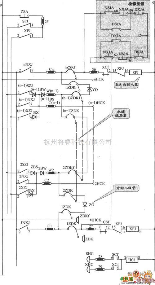 电梯控制中的JKH1-771A电梯控制电源电路图  第2张