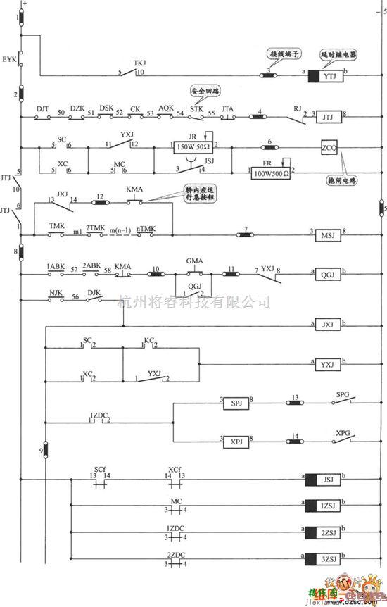 电梯控制中的JKH1-771A电梯控制电源电路图  第1张