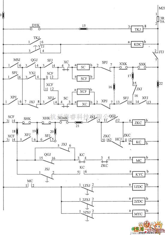 电梯控制中的JKH1-771A电梯控制电源电路图  第4张