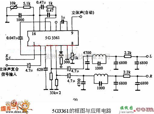 单片机制作中的5G3361应用电路图  第1张