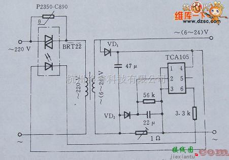 电机控制专区中的变压器短路保护电路图  第1张