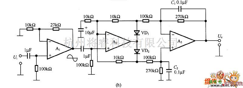多种频率信号中的绝对值电路图  第8张