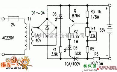 充电电路中的电动自行车快速充电器图  第1张